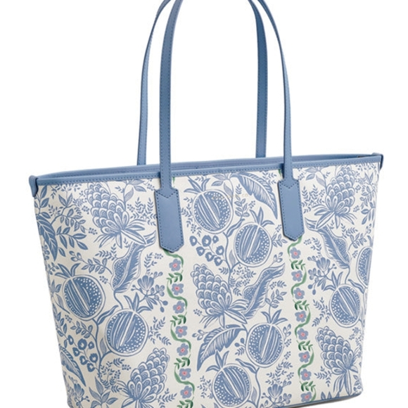 Rifle Paper Co. Everyday Tote In Pomegranate - Picture 5 of 9